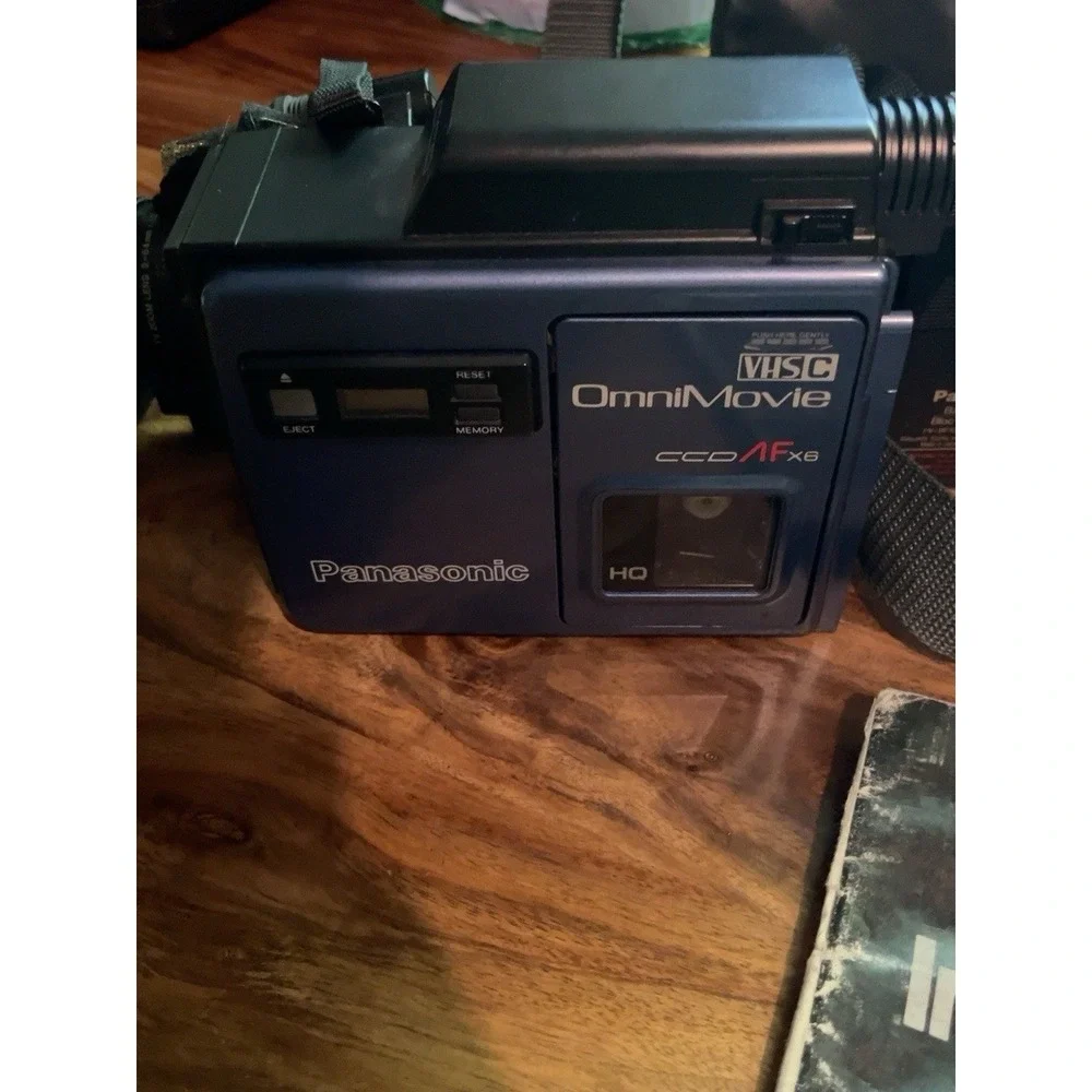 Vintage Panasonic OmniMovie PV-100 VHS-C Camcorder PV-100D PV-A10 Tested Working